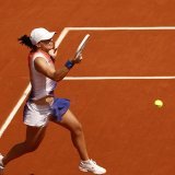 Iga Swiatek à nouveau en finale de Roland-Garros KEYSTONE/EPA/MOHAMMED BADRA